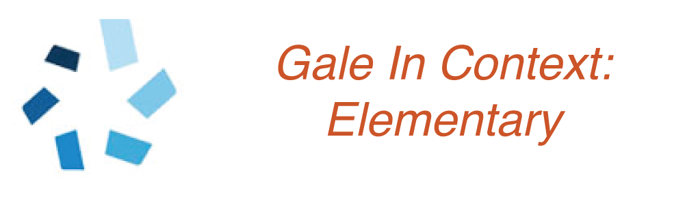 Gale In Context: Elementary Database Logo